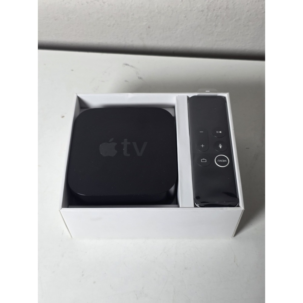 Apple TV Media Streamer Box, Black, with Remote Model A1625 - Picture 3 of 10
